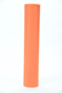 12 Inches Wide x 25 Yard Tulle, Orange (1 Spool) SALE ITEM
